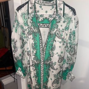 Long sleeve shirt dress